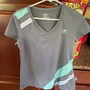 FILAS Sport V-Neck Short sleeve T-Shirt. New without tags. Size Medium.